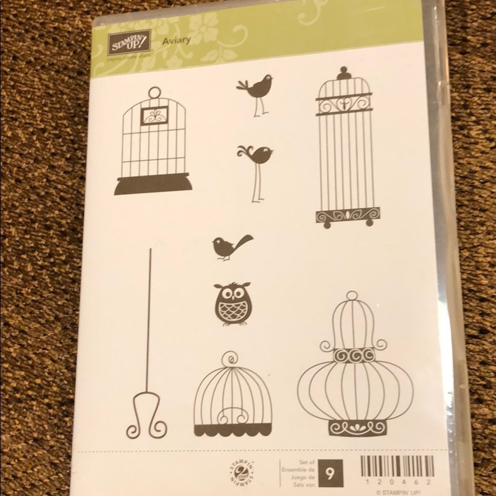 Stampin Up Rubber Stamps Aviary